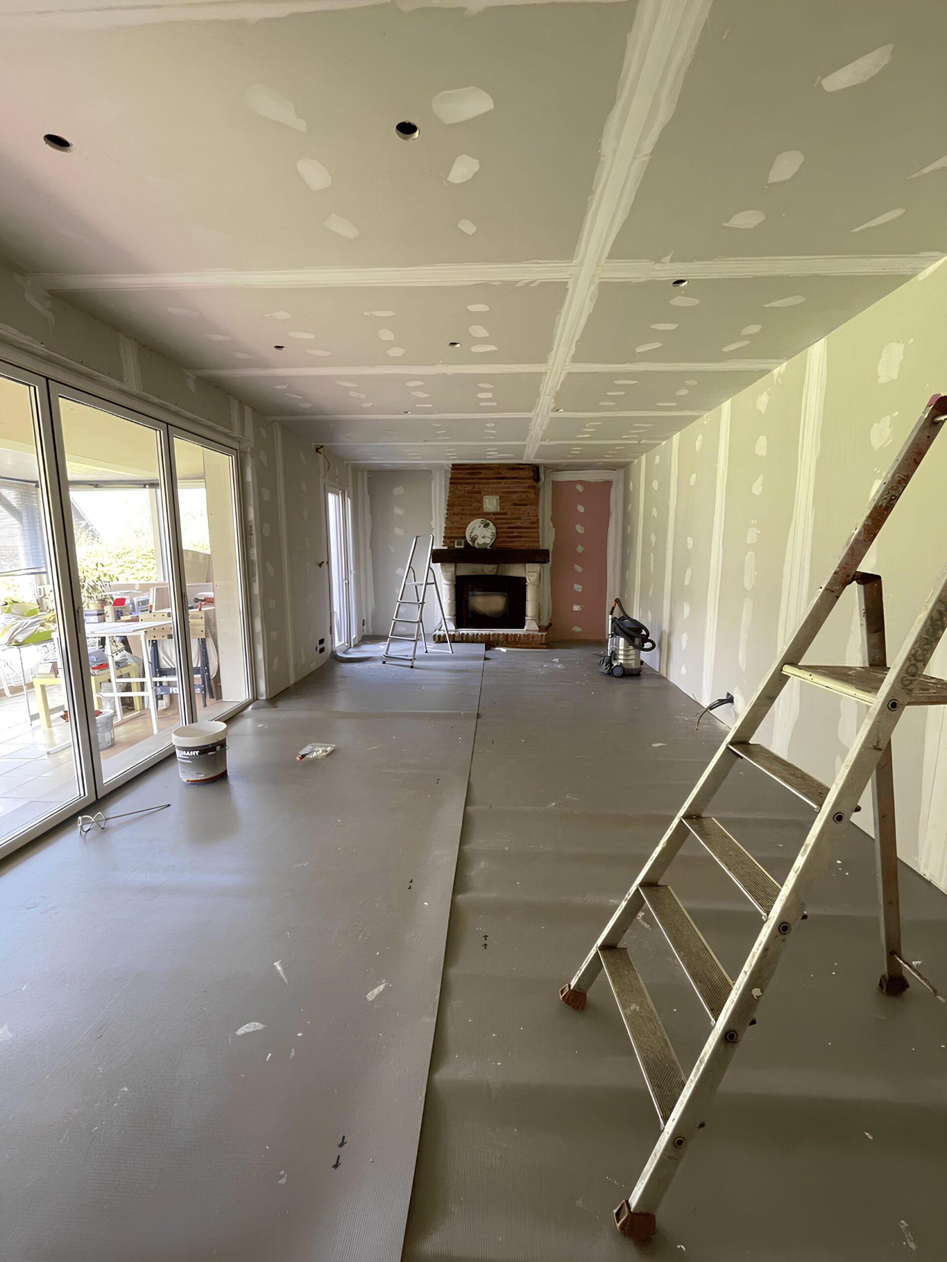 Enduit, bande à placo, placo, préparation à la peinture - Fafa & Fils